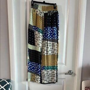 Aritzia Multicolor Patchwork Pants